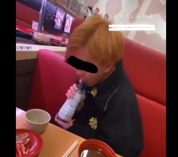 スシロー迷惑行為01