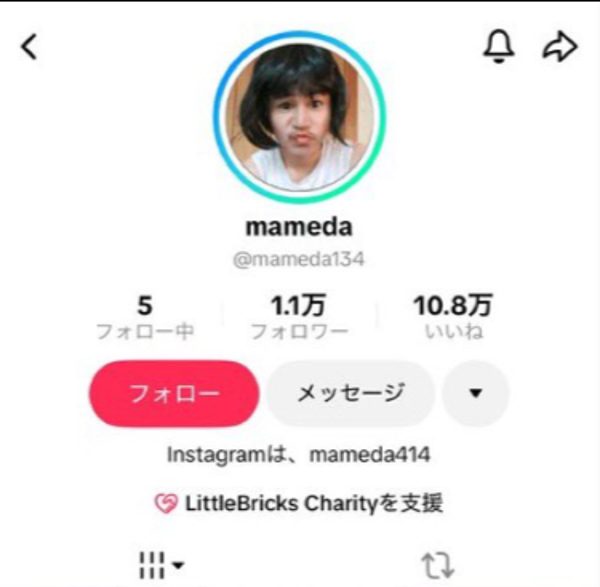 mamedaのアカウント画像TikTok